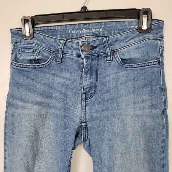 Calvin Klein Jeans Ultimate Skinny Jeans Light Wash 4 - Picture 2 of 10